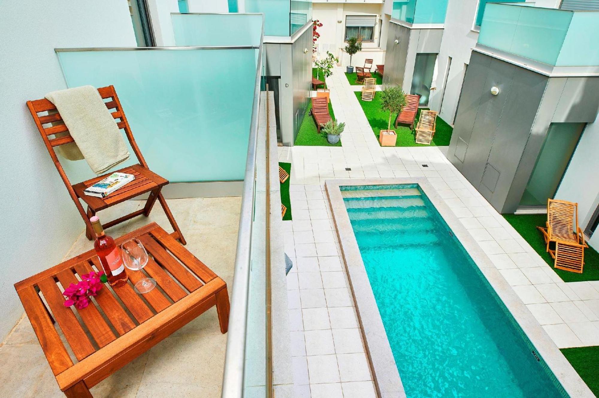 Villa Beautiful Town Centre Townhouse With Shared Pool Tavira Esterno foto